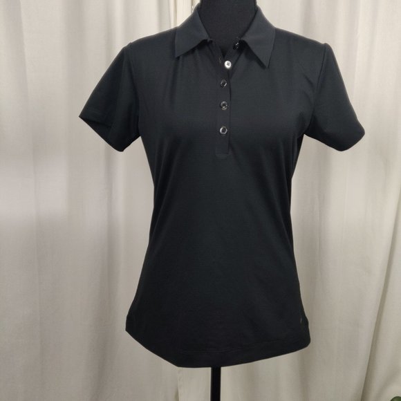 Nike Women's Golf Shirt Black Small - Picture 11 of 12